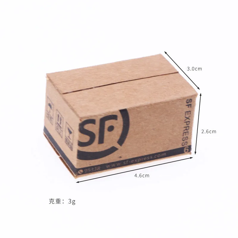 1/12 Scale Cardboard Boxes (DHL Style) (5pcs) - Suitable for 6'" Inch Action Figures