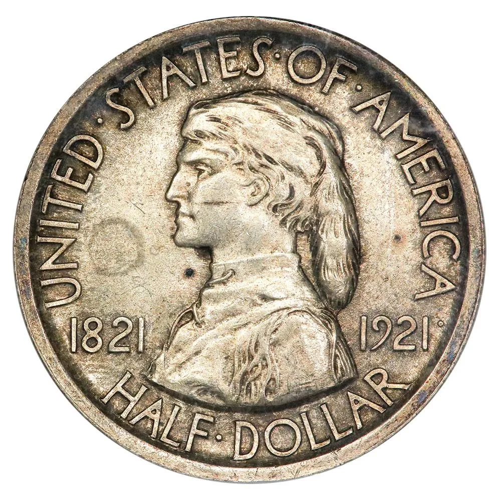 1921 Missouri Silver Commemorative Half Dollar - ANACS MS 61