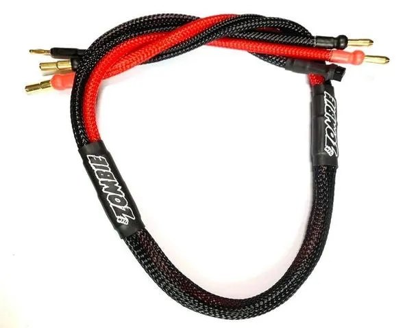 4/5mm to 4mm, 2S Charge Lead (Wrapped, 600mm)