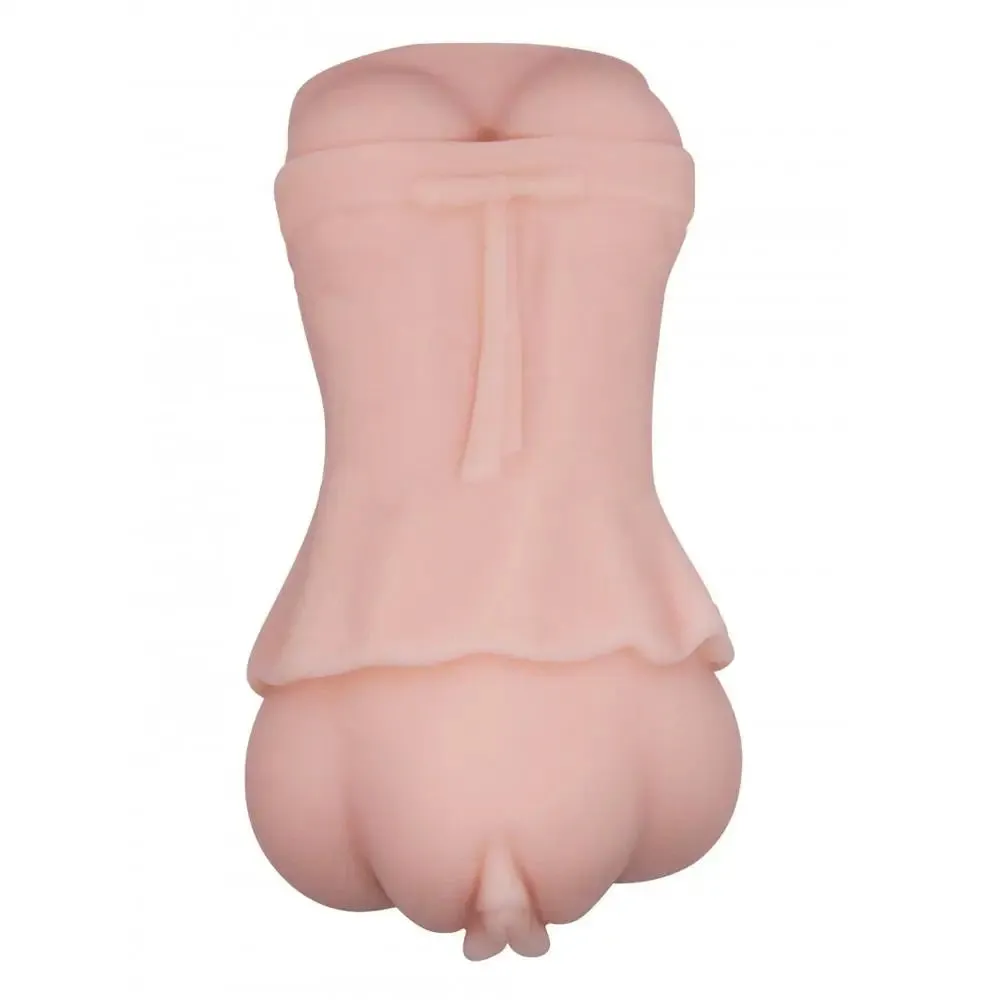 7-inch Realistic Feel Flesh Pink Super Wet Tight Pussy Vibrator