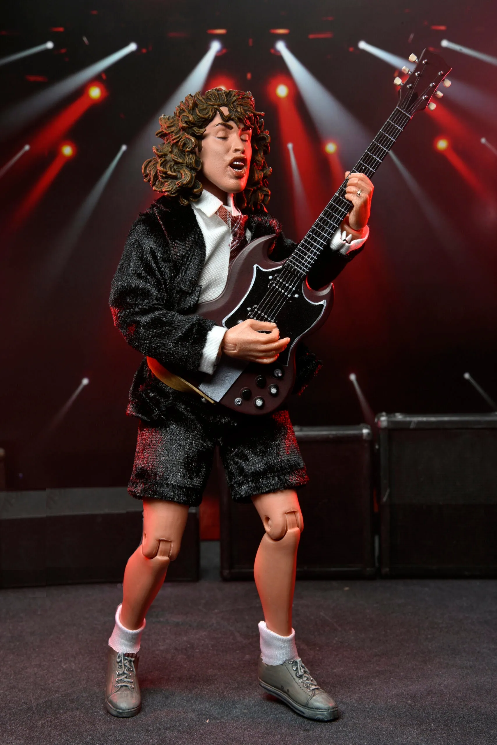 AC/DC Angus Young "Highway to Hell" 8” Clothed Action Figure - NECA