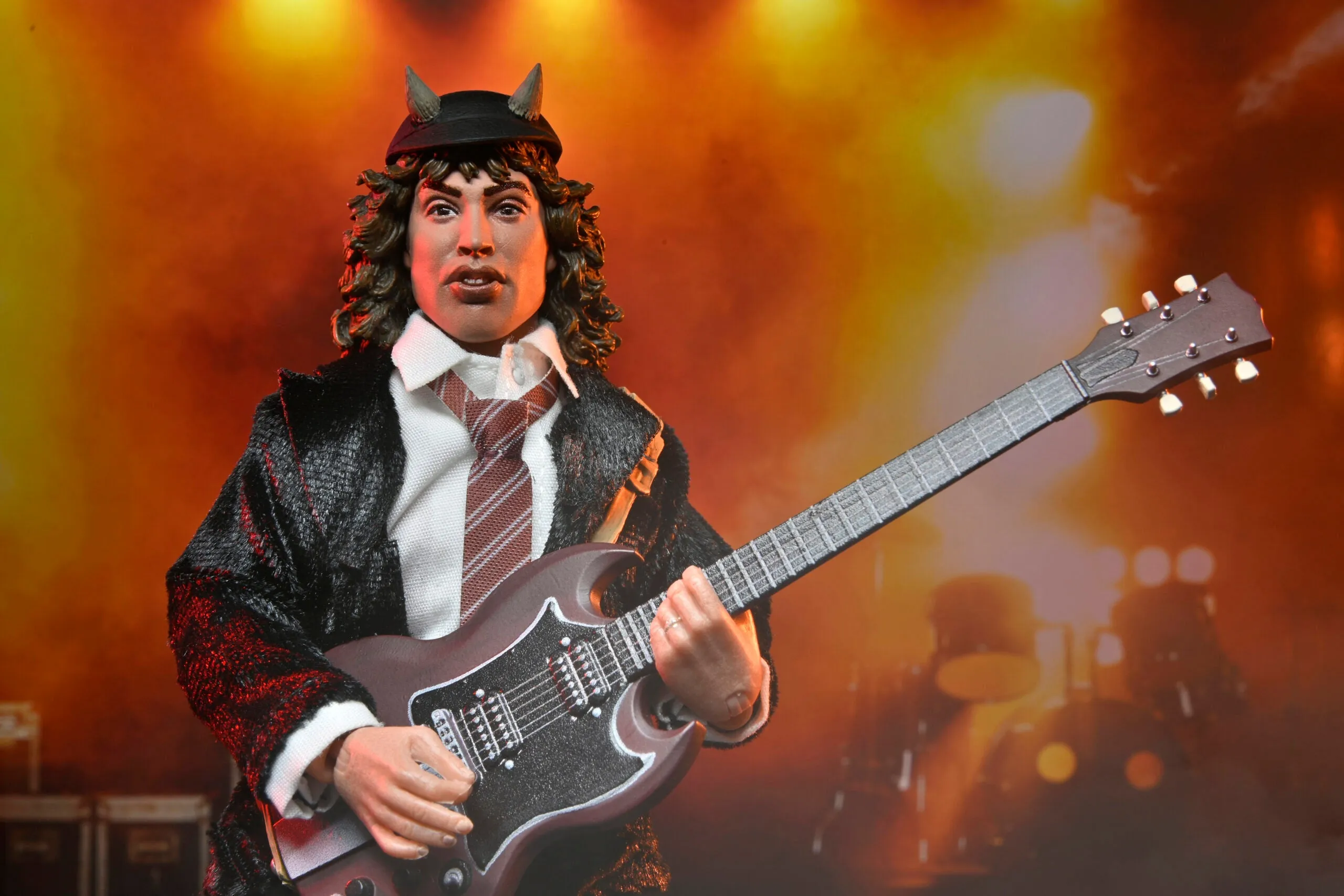 AC/DC Angus Young "Highway to Hell" 8” Clothed Action Figure - NECA