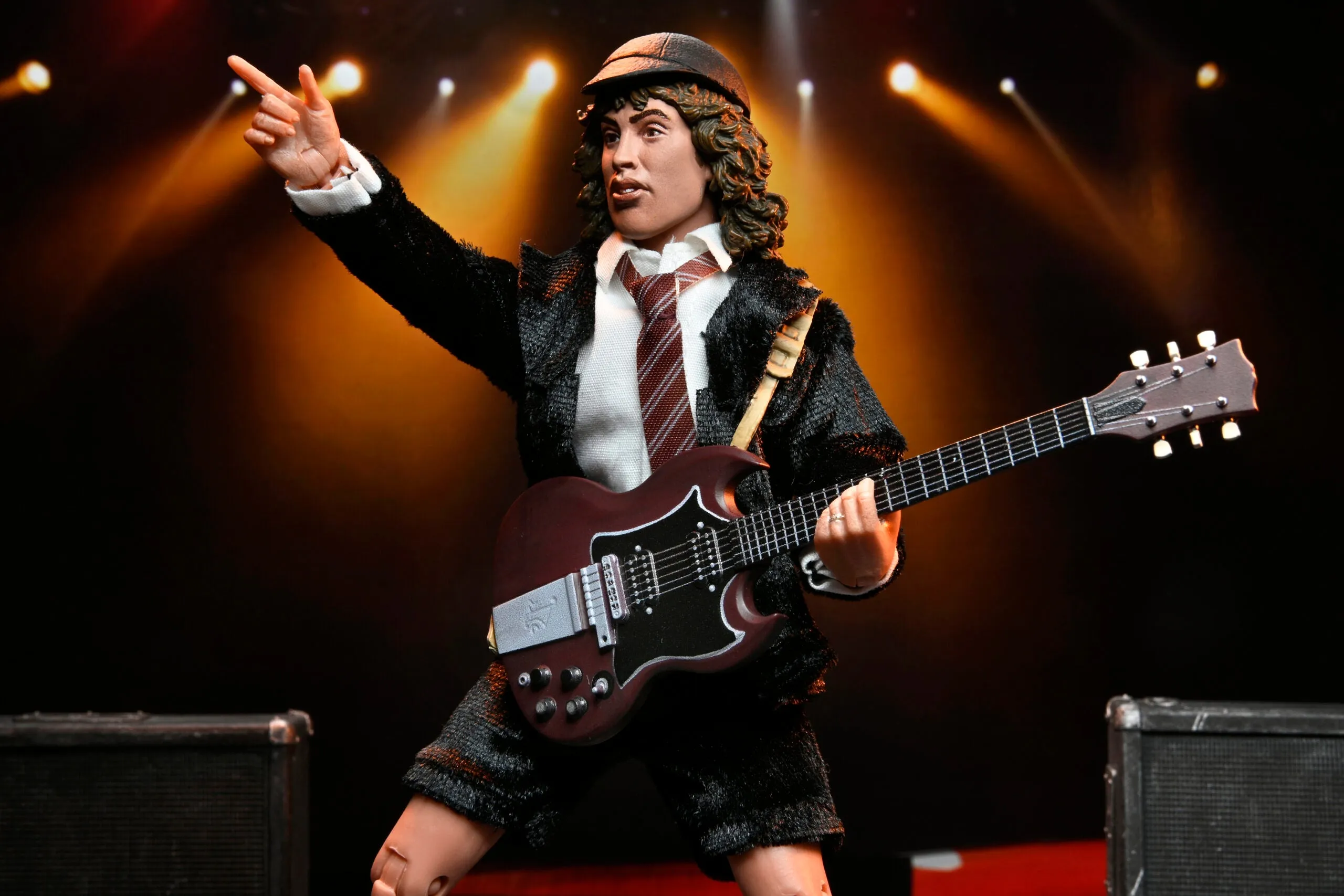 AC/DC Angus Young "Highway to Hell" 8” Clothed Action Figure - NECA