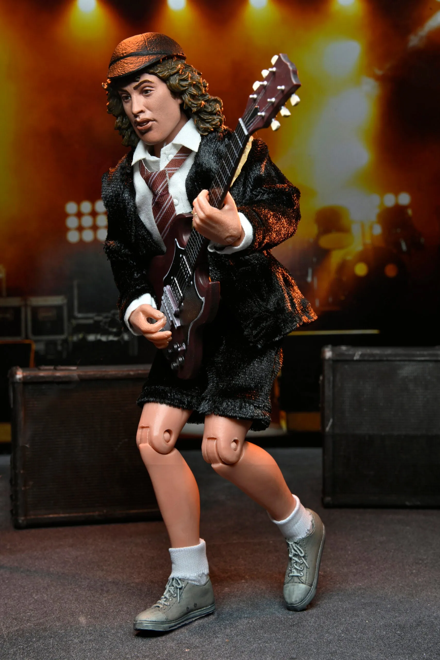 AC/DC Angus Young "Highway to Hell" 8” Clothed Action Figure - NECA