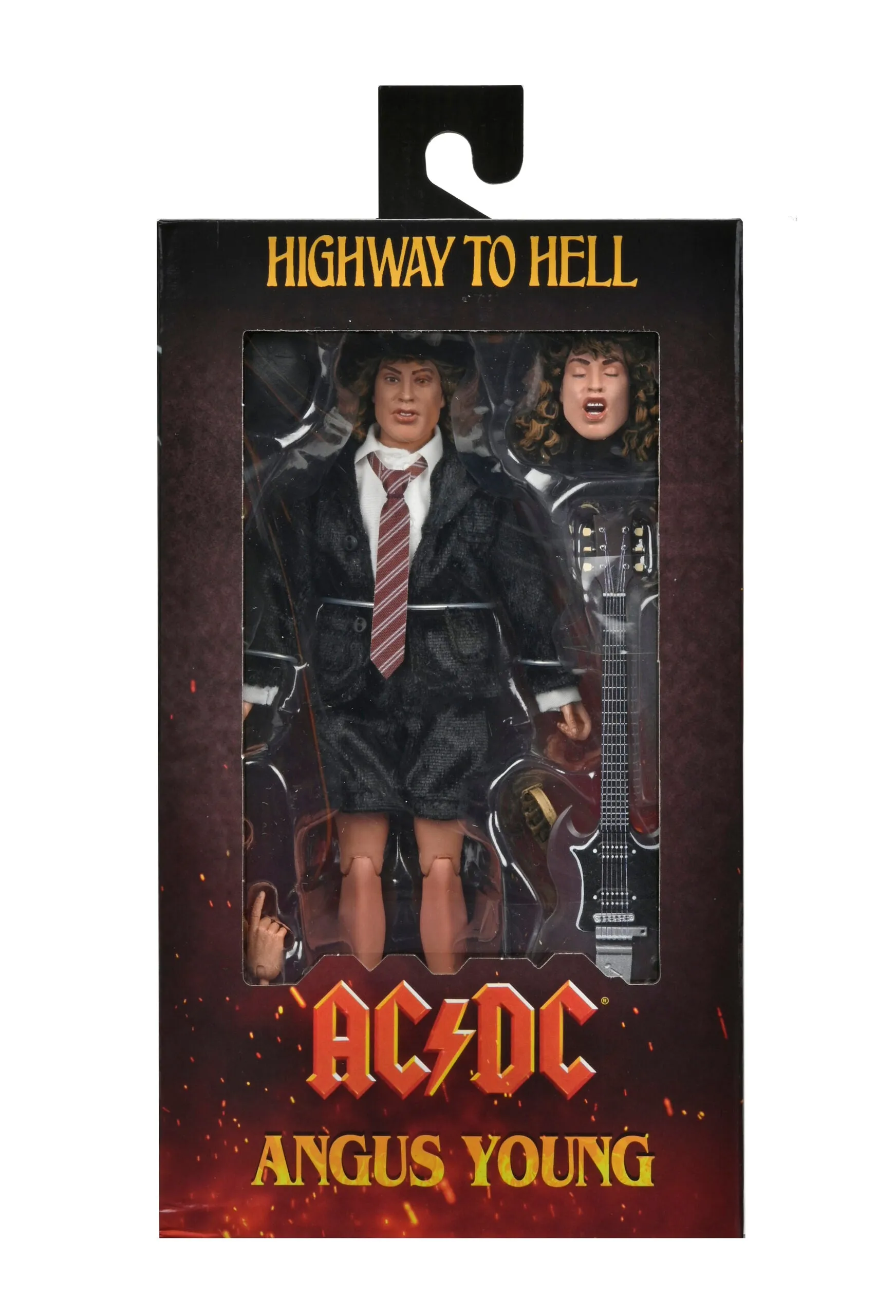 AC/DC Angus Young "Highway to Hell" 8” Clothed Action Figure - NECA