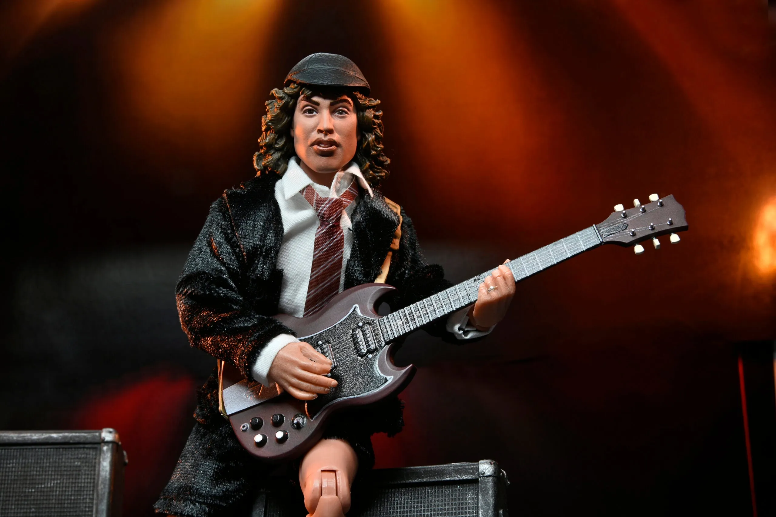 AC/DC Angus Young "Highway to Hell" 8” Clothed Action Figure - NECA