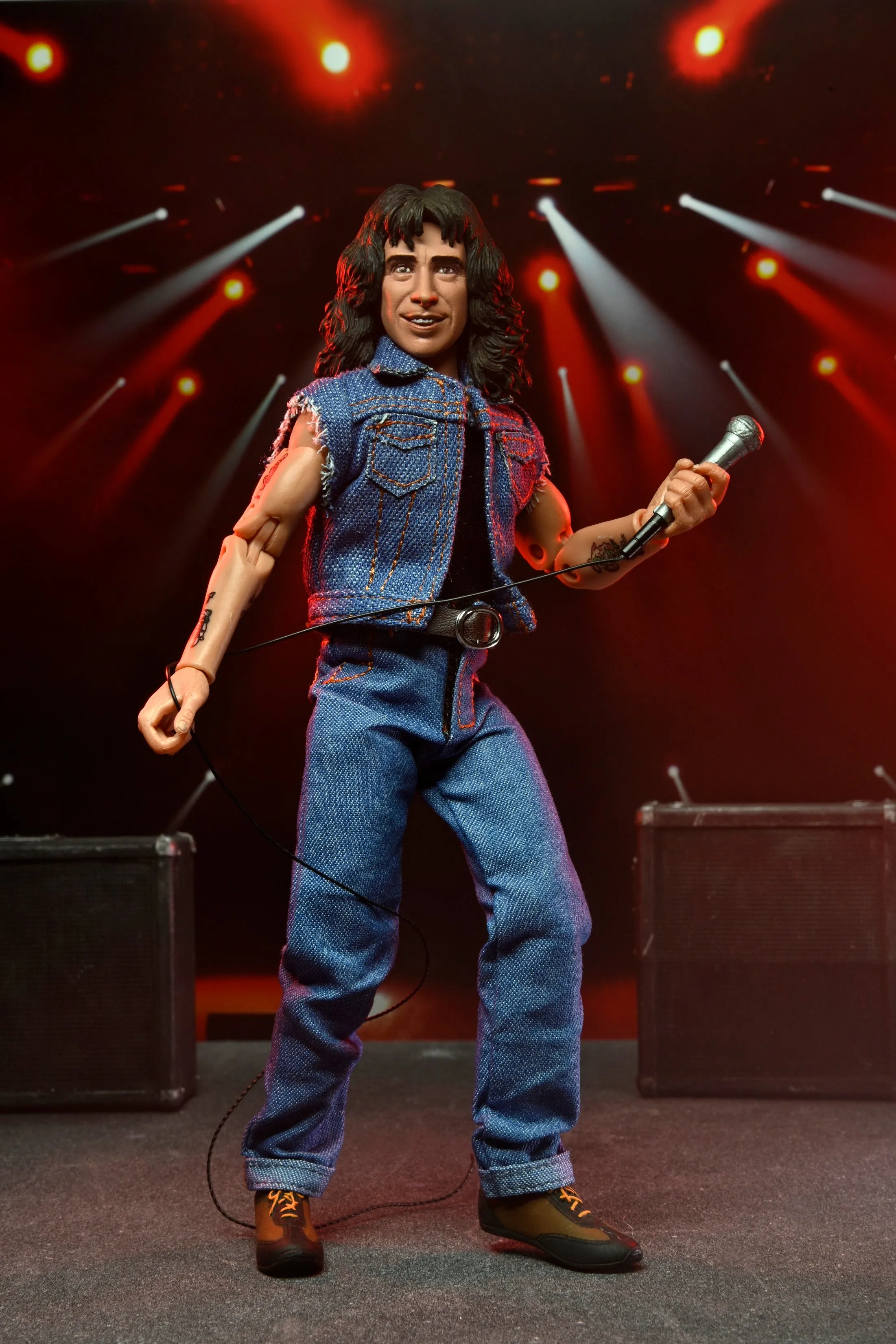 AC/DC Bon Scott "Highway to Hell" 8” Clothed Action Figure - NECA