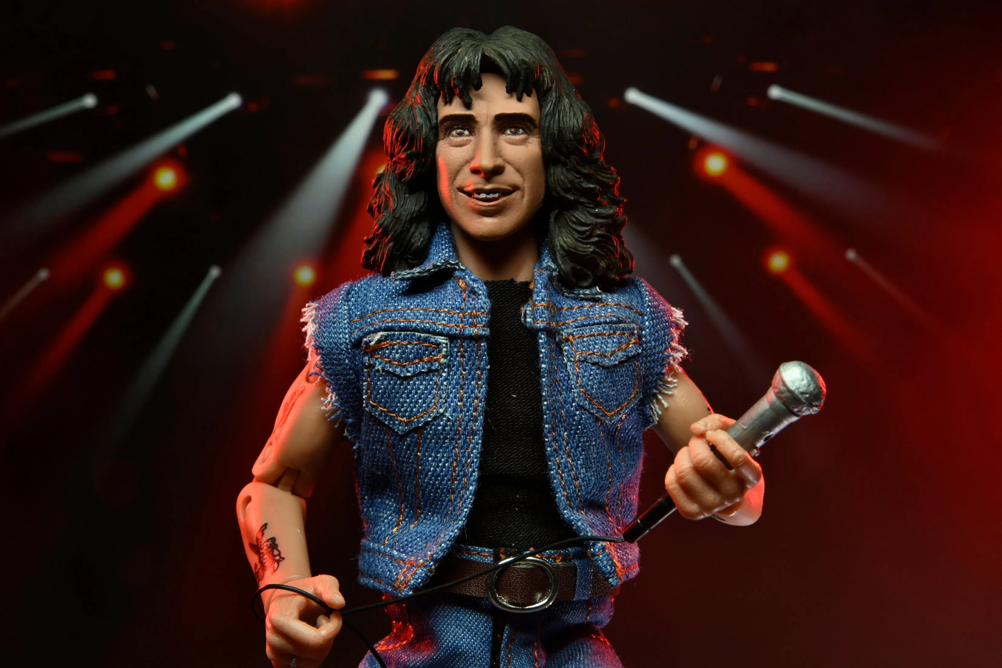 AC/DC Bon Scott "Highway to Hell" 8” Clothed Action Figure - NECA