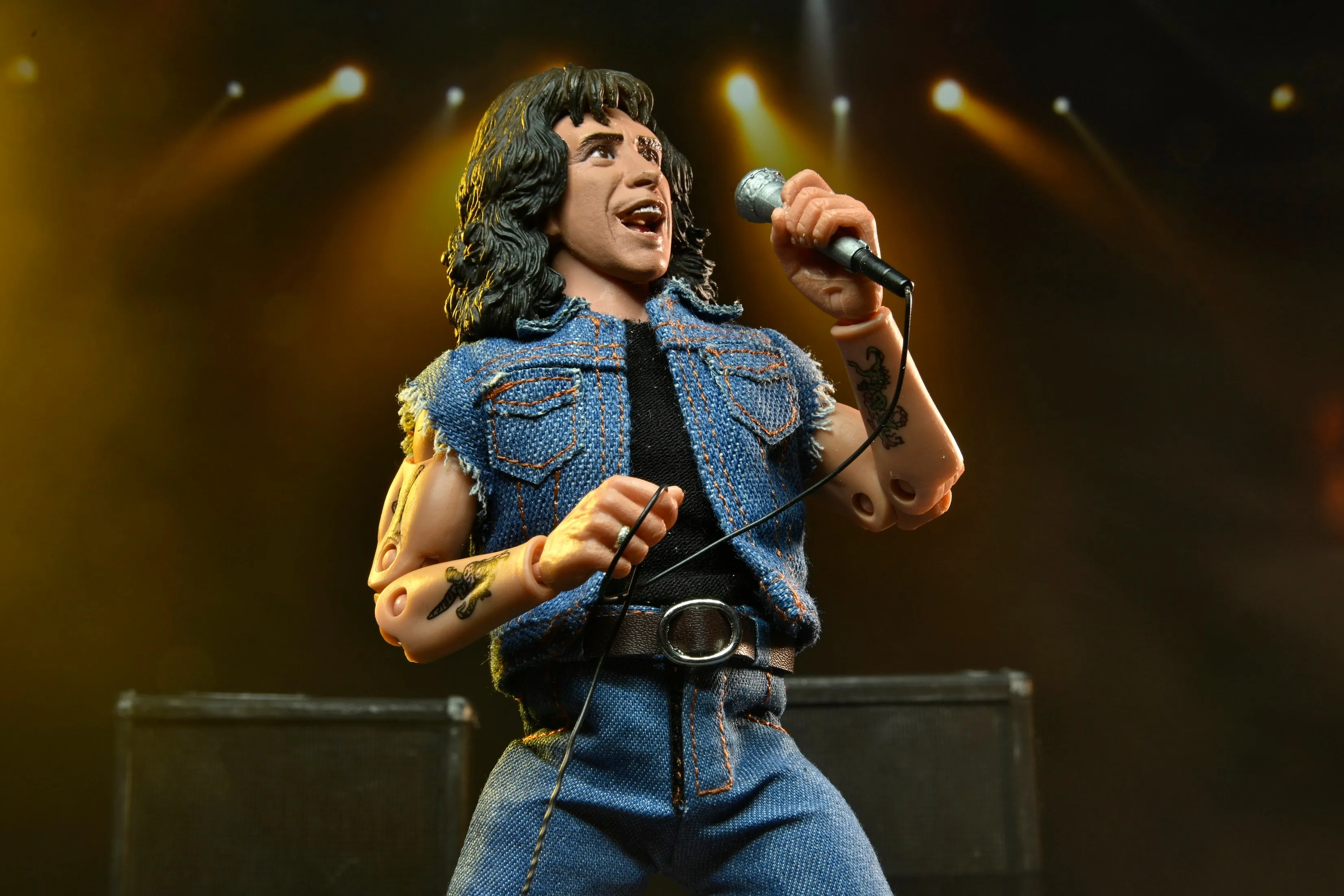 AC/DC Bon Scott "Highway to Hell" 8” Clothed Action Figure - NECA