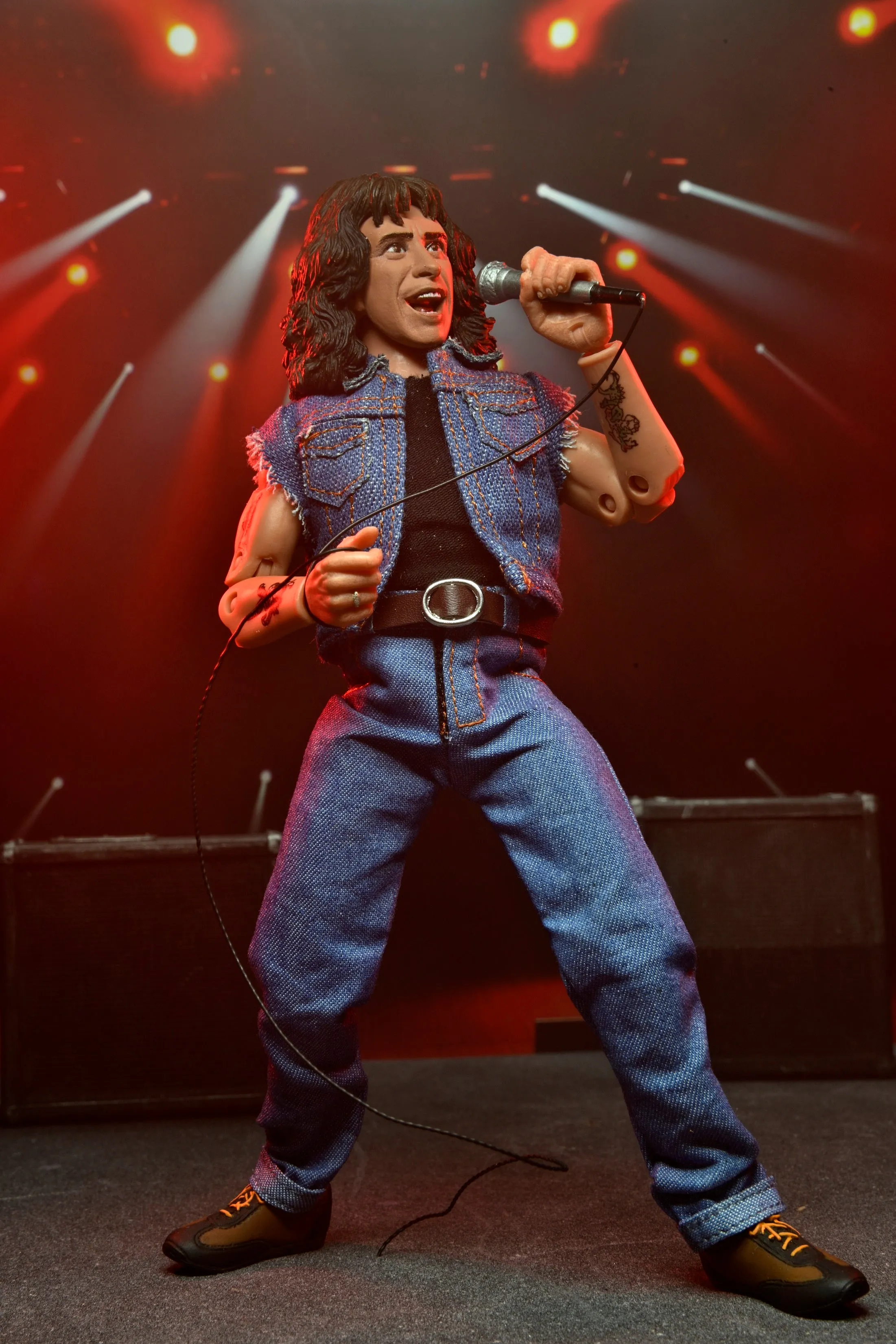 AC/DC Bon Scott "Highway to Hell" 8” Clothed Action Figure - NECA