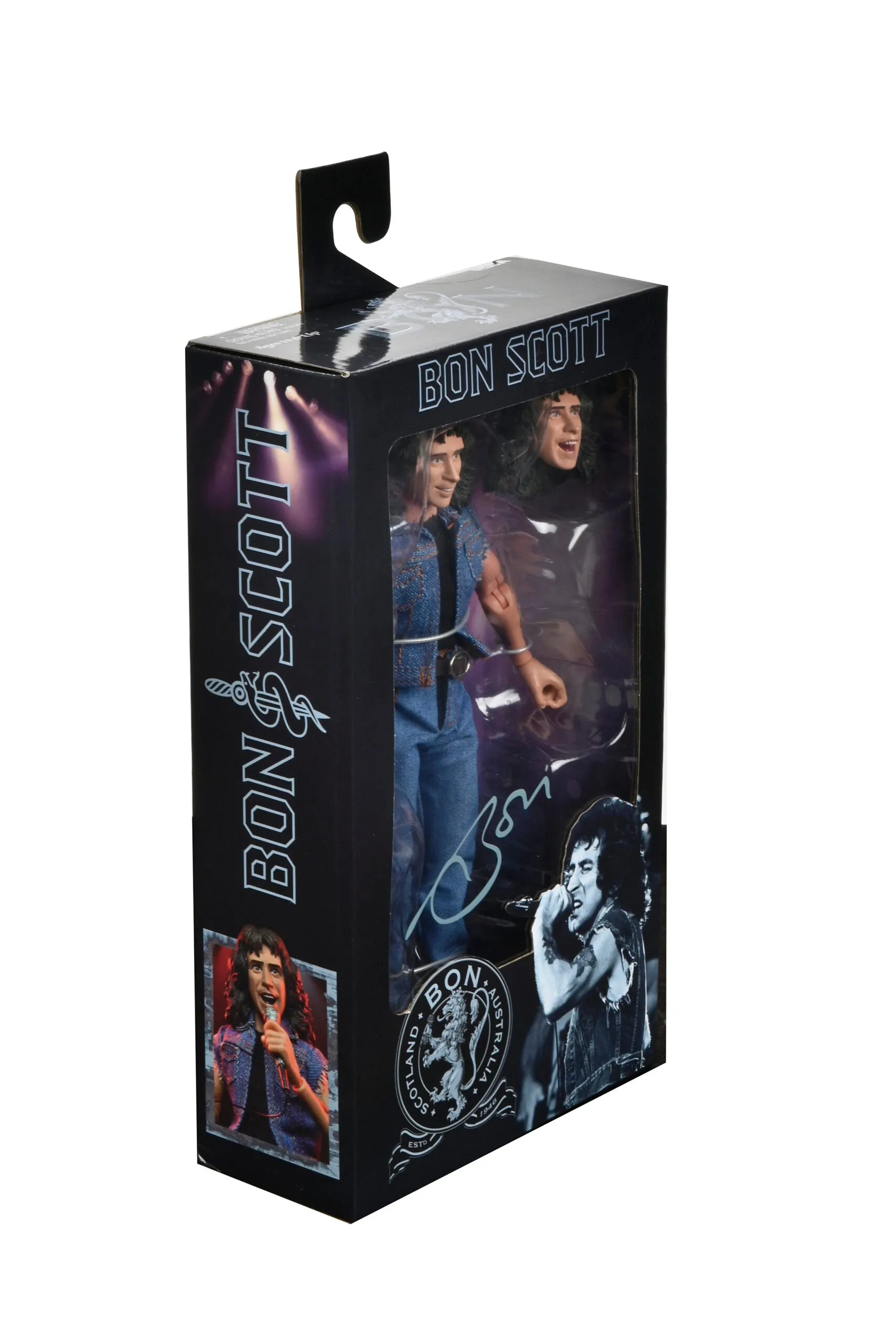 AC/DC Bon Scott "Highway to Hell" 8” Clothed Action Figure - NECA