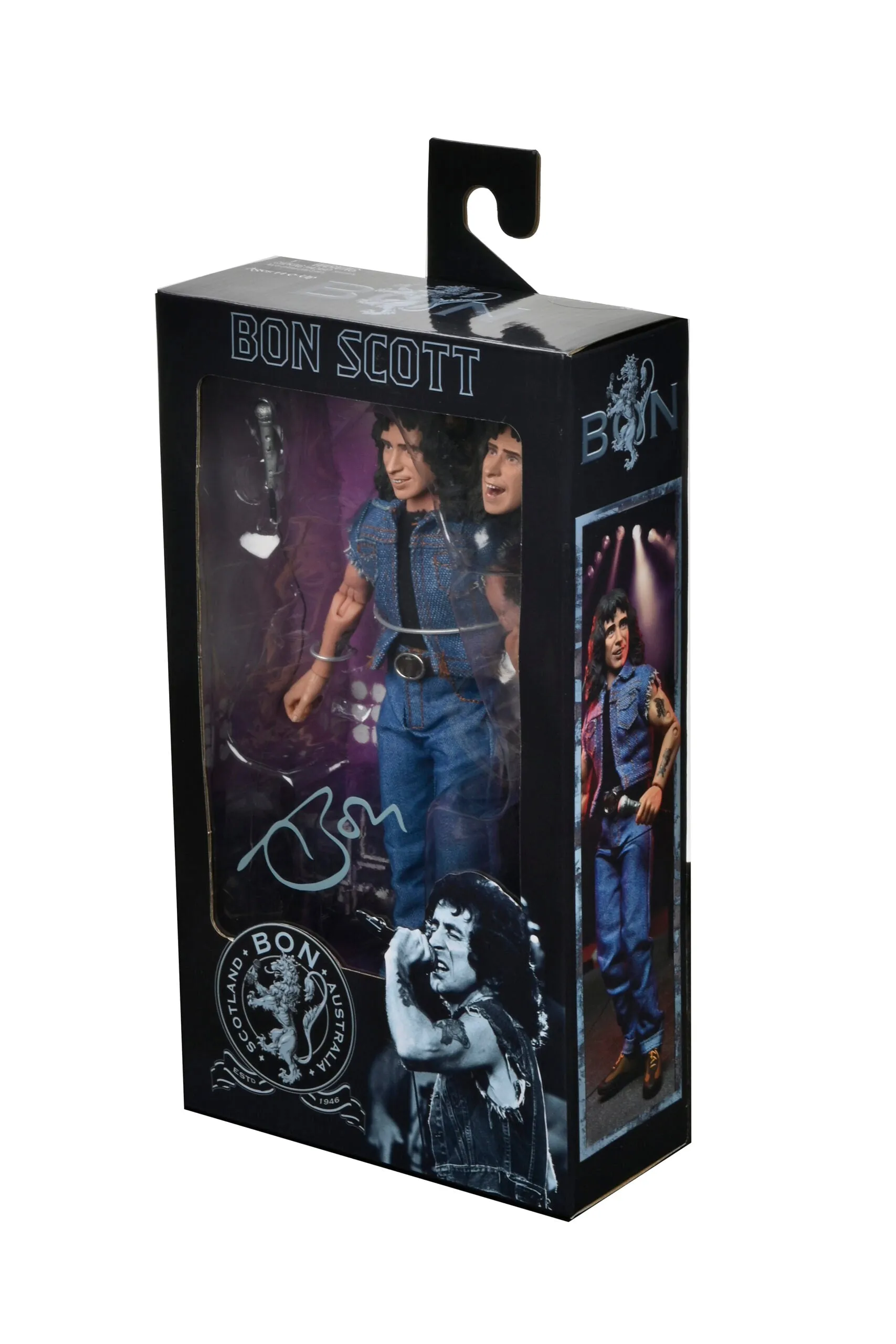 AC/DC Bon Scott "Highway to Hell" 8” Clothed Action Figure - NECA