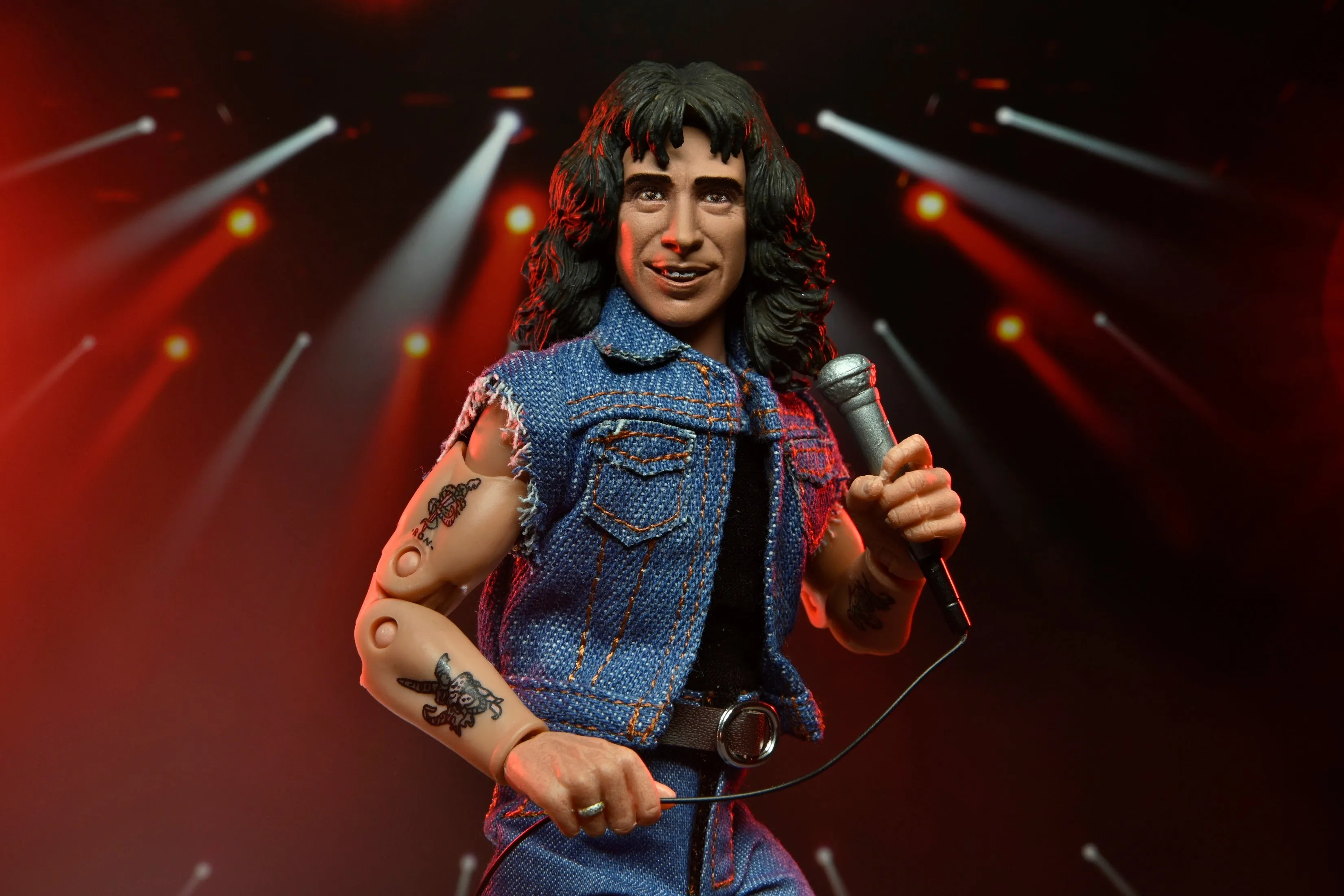 AC/DC Bon Scott "Highway to Hell" 8” Clothed Action Figure - NECA