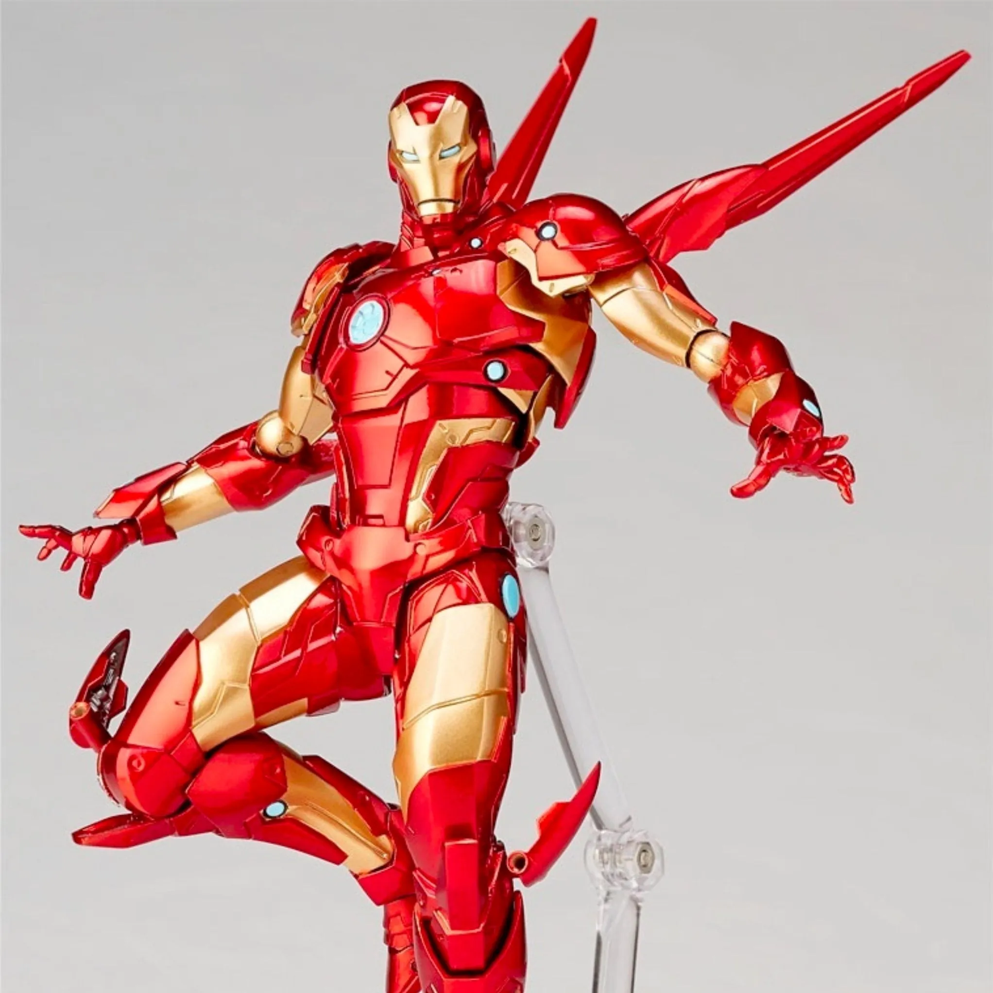 Amazing Yamaguchi Revoltech Marvel's Iron Man Bleeding Edge Armor #013