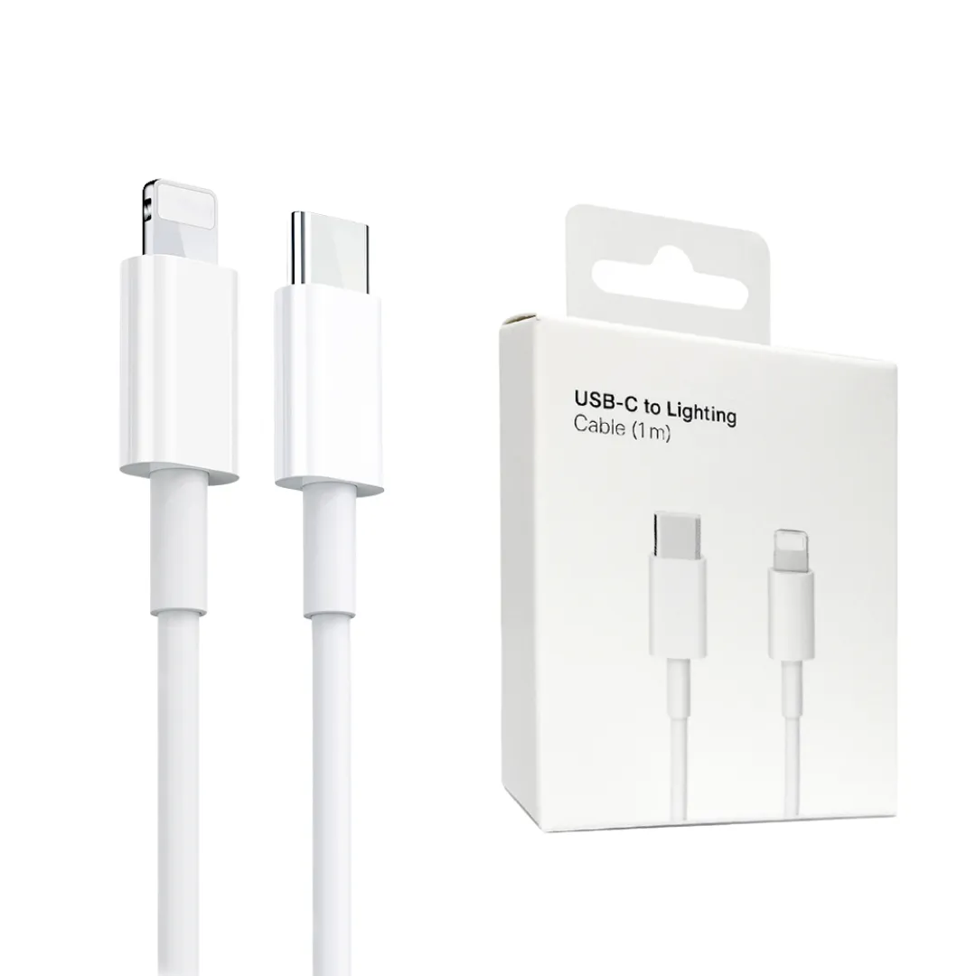 Apple iPhone 14 Pro Max USB-C to Lightning Thunderbolt 3 Charge and Data Sync Cable 1M White