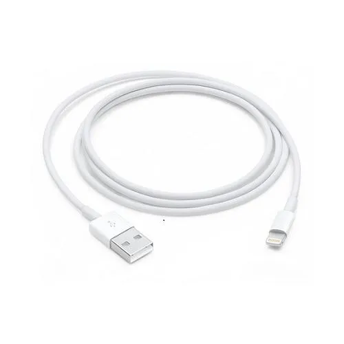 Apple iPhone XS Max Lightning To Usb Charge and Data Sync Lightning Cable 1M White