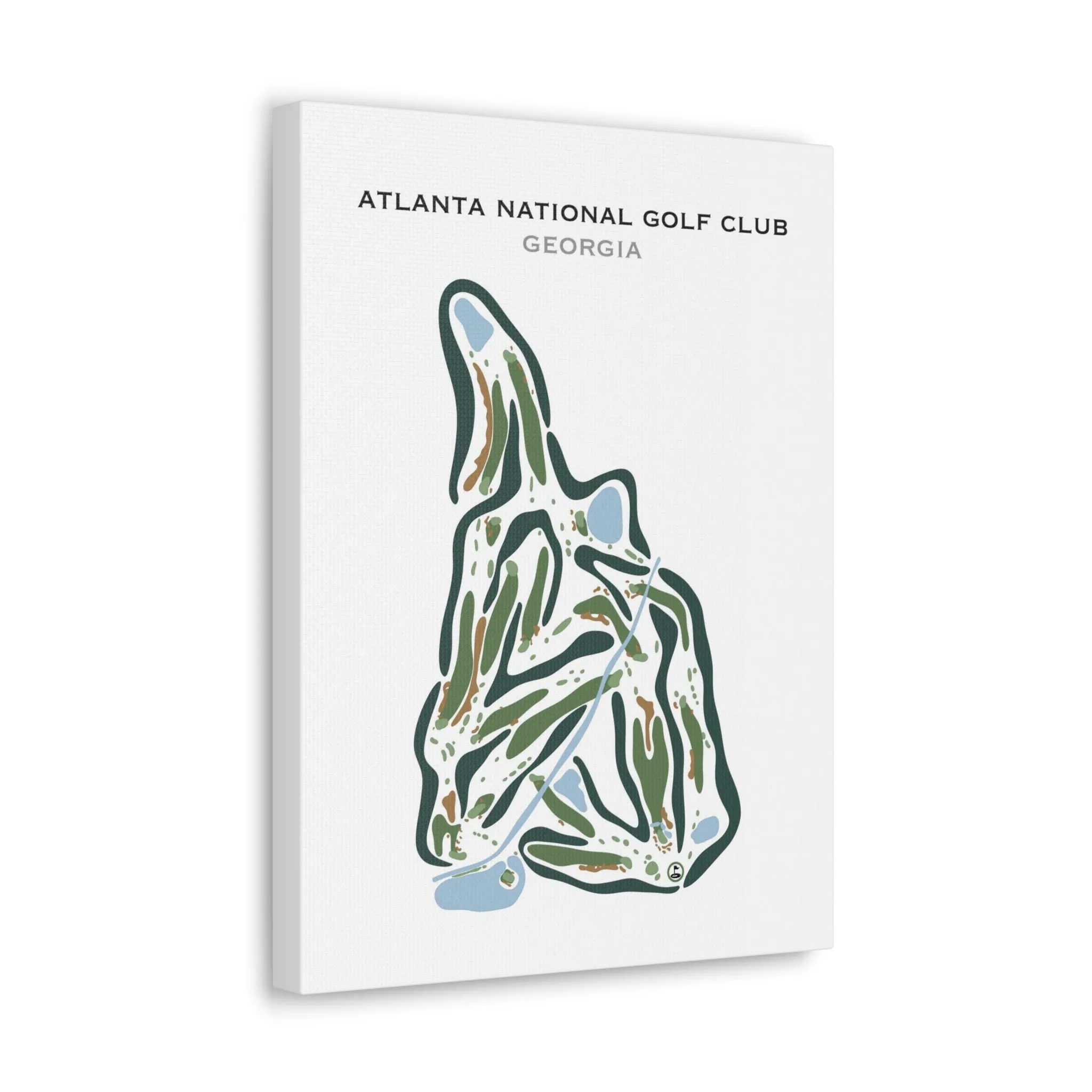 Atlanta National Golf Club, Georgia - Printed Golf Courses