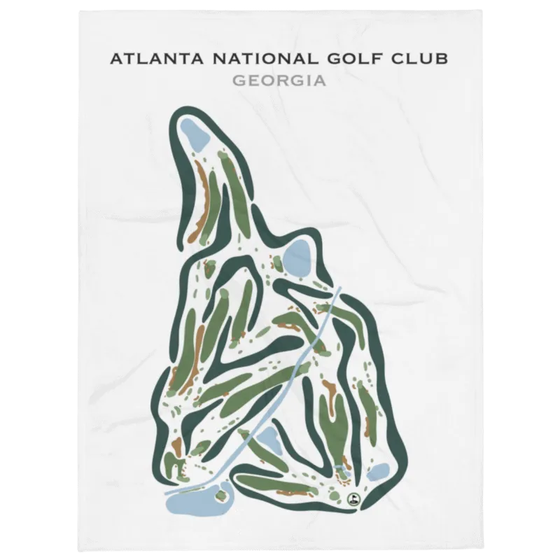 Atlanta National Golf Club, Georgia - Printed Golf Courses