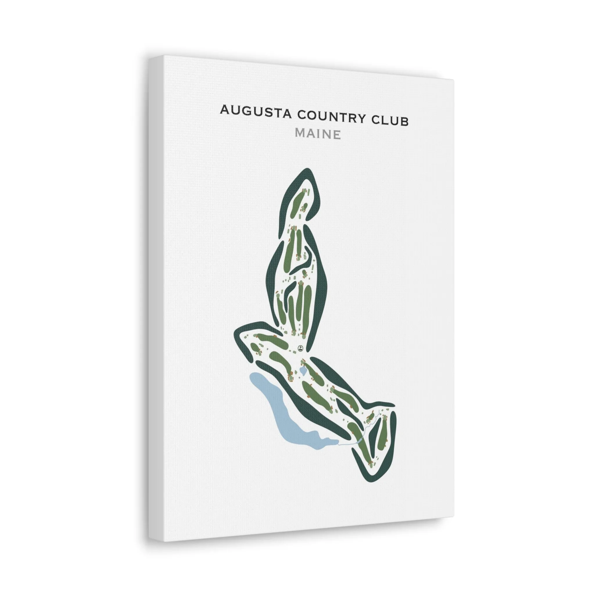 Augusta Country Club, Maine - Printed Golf Courses