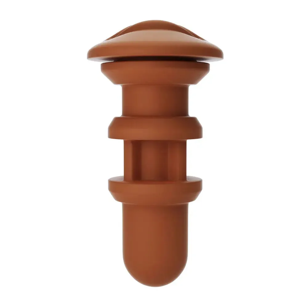 Autoblow Silicone Flesh Brown Mouth Sleeve Male Masturbator