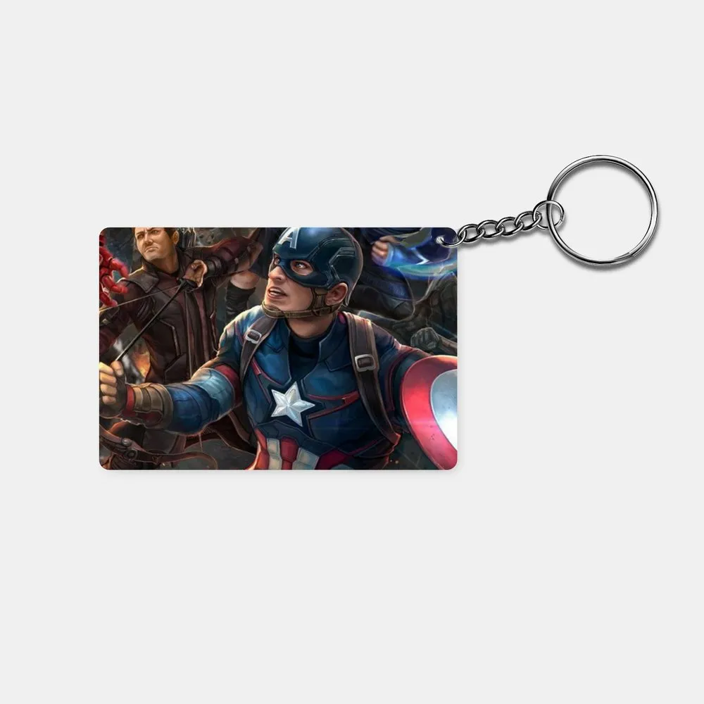 Avengers - Captain America: Printed Rectangle Keychain