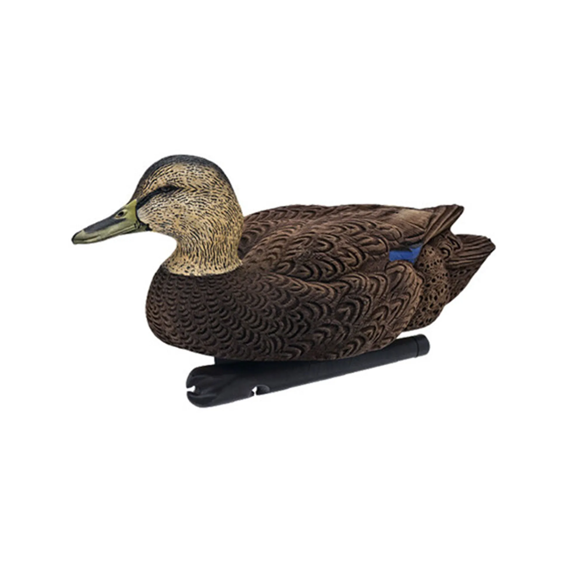 Avian X Topflight Black Ducks Decoys with Flocked Bodies, Realistic Paint Scheme