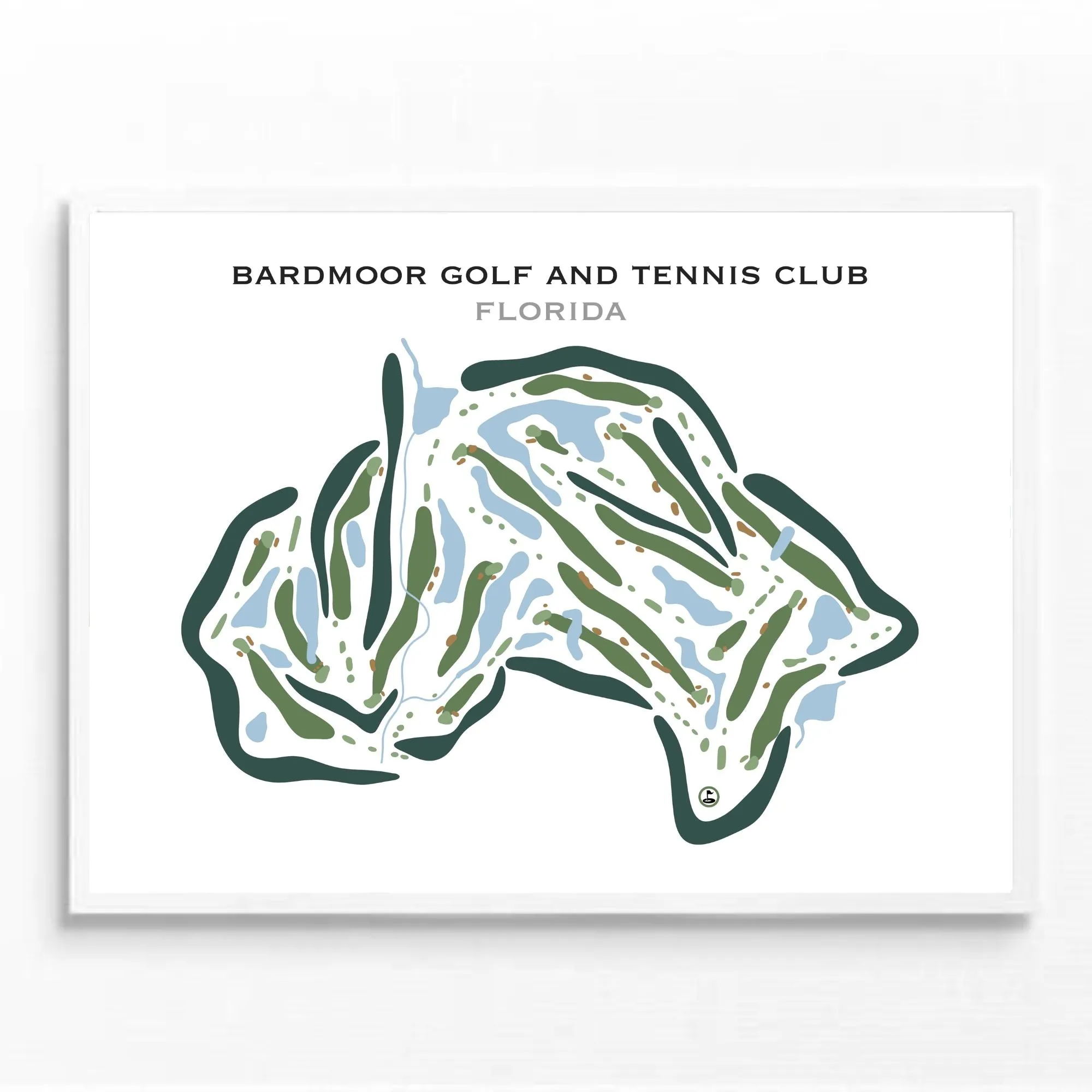 Bardmoor Golf & Tennis Club, Florida - Printed Golf Courses