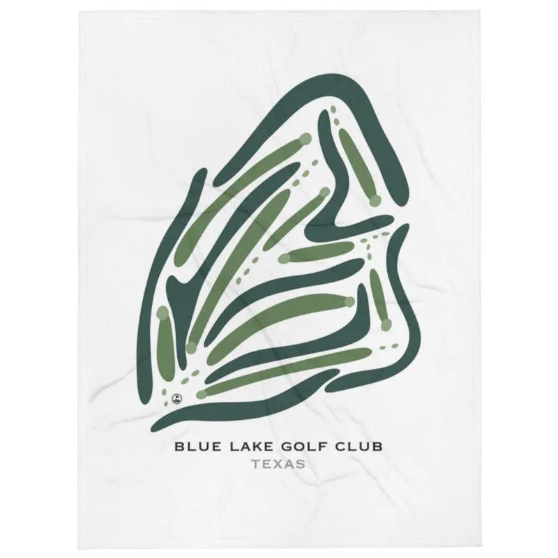 Blue Lake Golf Club, Texas - Printed Golf Courses