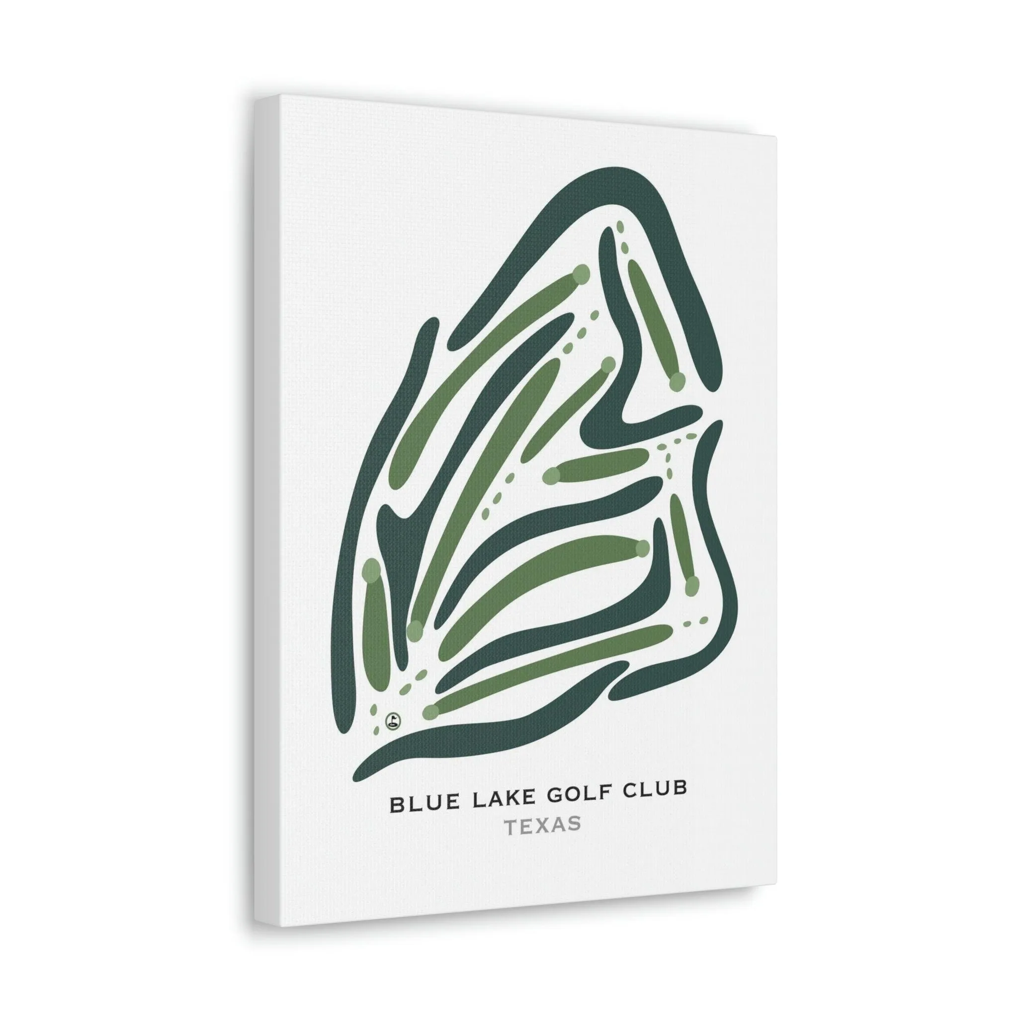 Blue Lake Golf Club, Texas - Printed Golf Courses