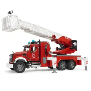 Bruder 02821 MACK Granite Fire Engine w/ Water Pump and Light & Sound 24.8 x 7.9 x 10.4 inch