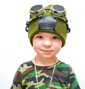 Camo Goggles Steampunk Eyewear Kids Adults