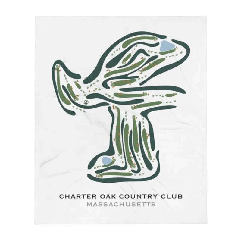 Charter Oak Country Club, Massachusetts - Printed Golf Courses