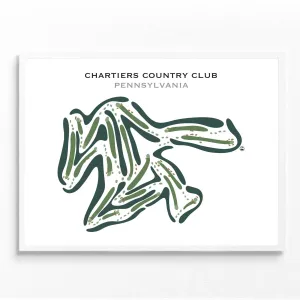 Chartiers Country Club, Pennsylvania - Printed Golf Courses