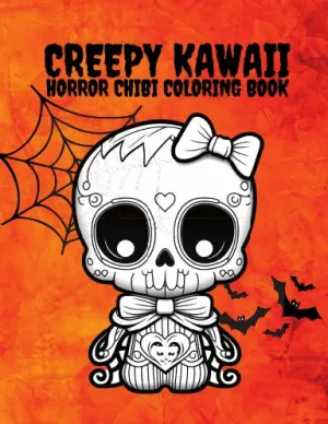 Creepy Kawaii Horror Chibi Coloring Book