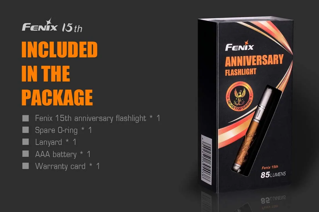 Fenix 15th Anniversary Edition Flashlight