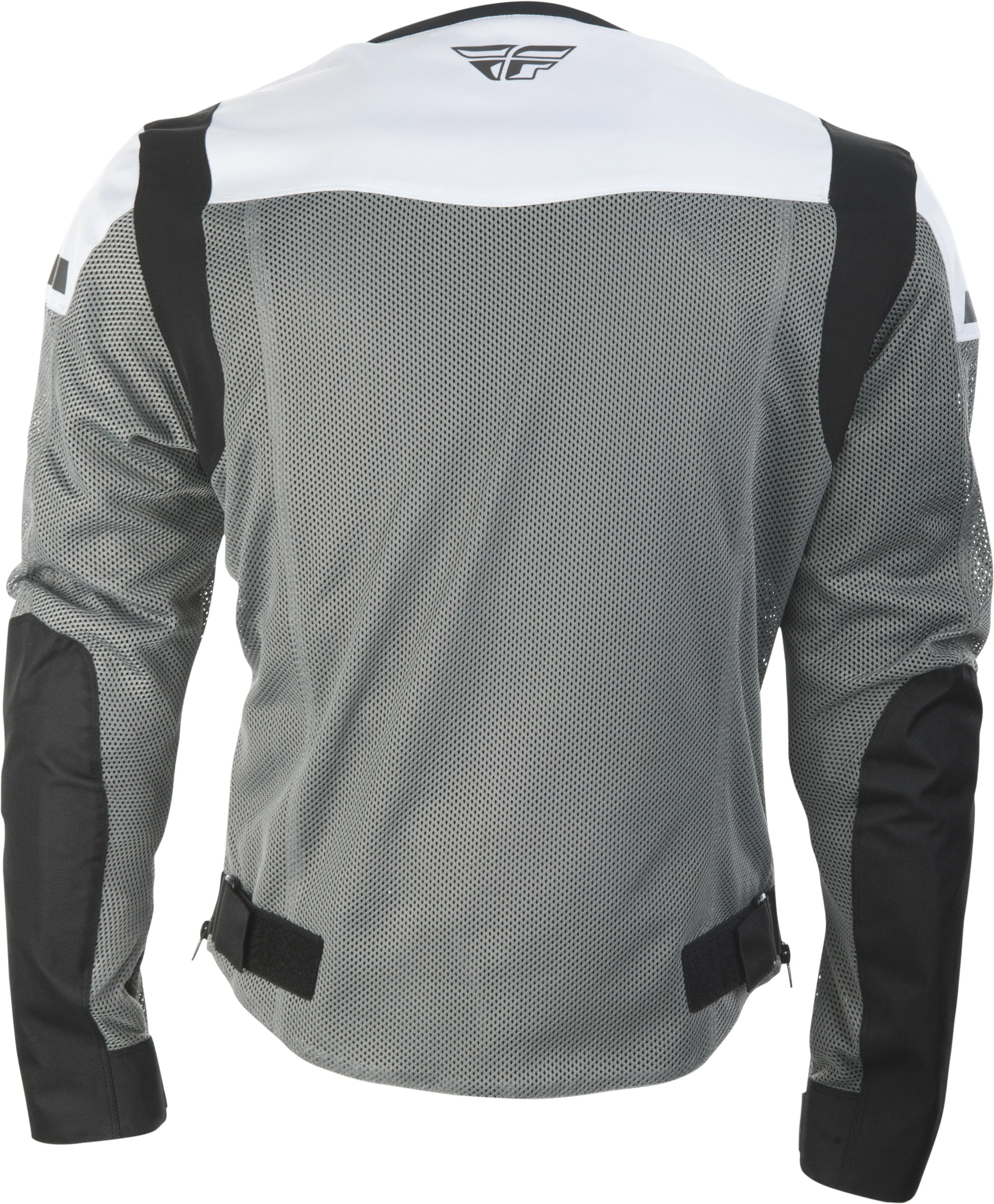 FLY RACING FLUX AIR MESH JACKET BLACK/WHITE MD #6179 477-4074~3