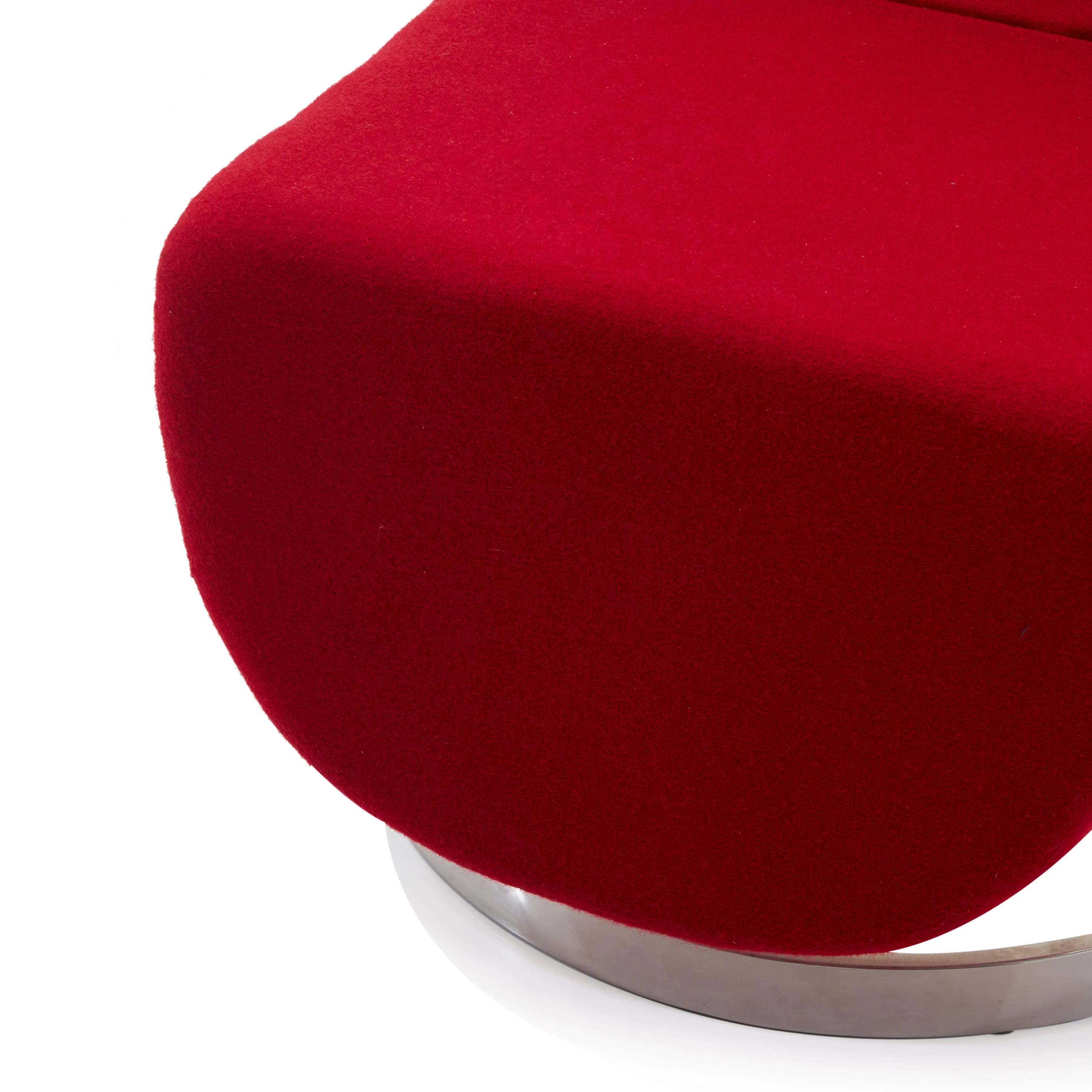 Futuristic Lay Lounge Chair - Red