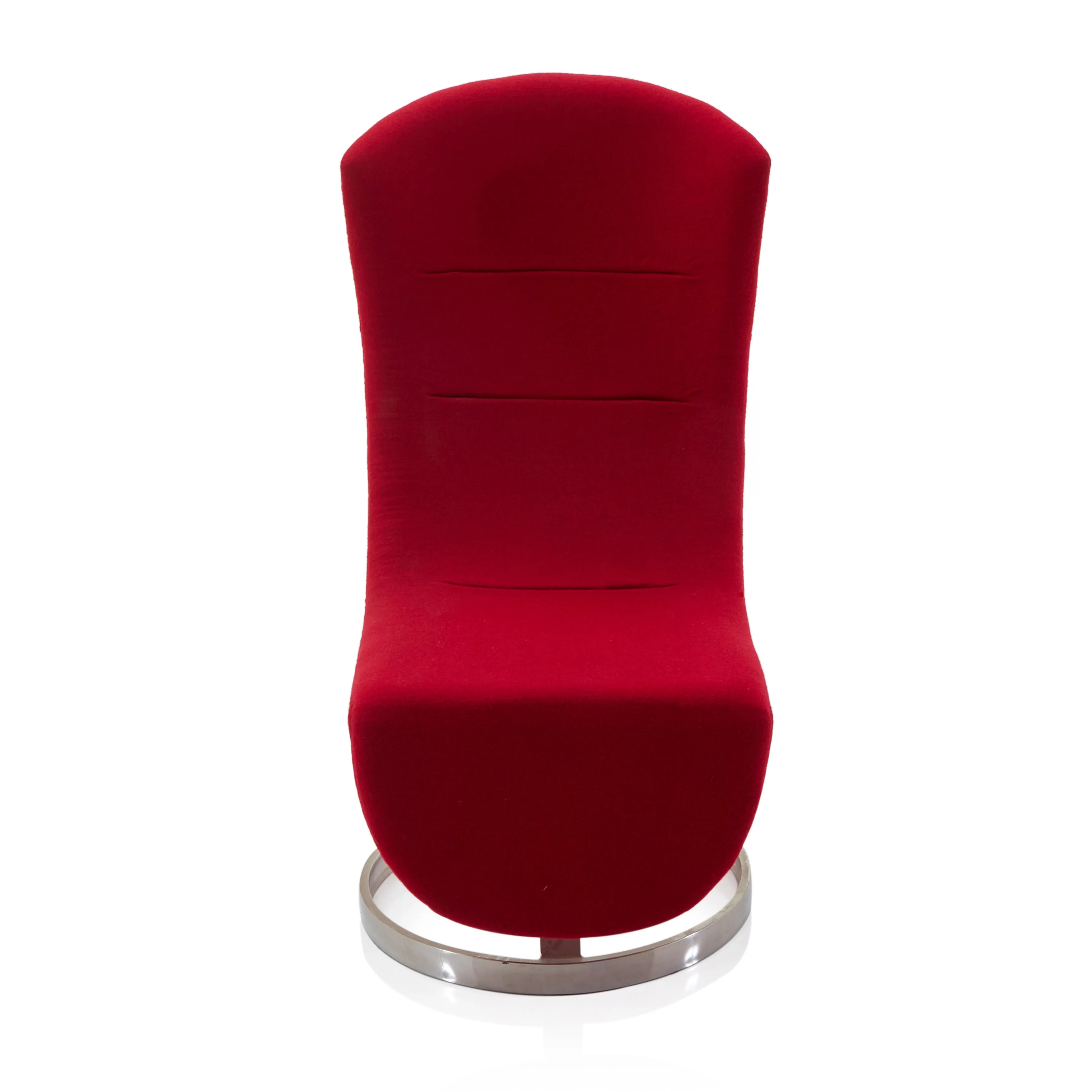 Futuristic Lay Lounge Chair - Red