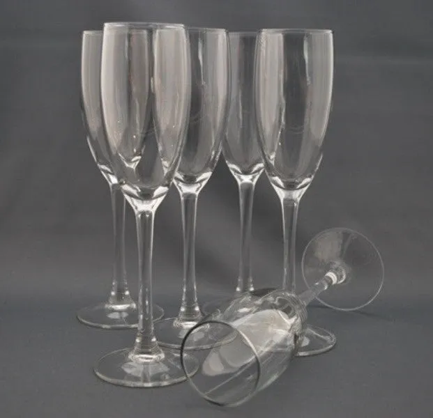 Glass Champagne Flute- Signature