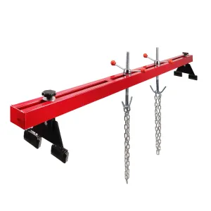 Heavy-Duty Dual Hook Engine Support Bar, 1100Lb, Adjustable