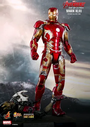 HOT TOYS MARVEL  AVENGERS AGE OF ULTRON IRON MAN MARK XLIII - MARK 43 1/6 MMS278D09