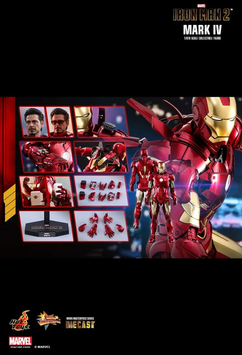 HOT TOYS MARVEL IRON MAN 2 MARK IV - MARK 4 1/6 MMS461-D21