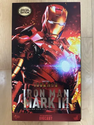 Hottoys Hot Toys 1/6 Scale MMS664D48B MMS664B Iron Man - Mark III 3 (2.0) (Special Edition) Action Figure USED