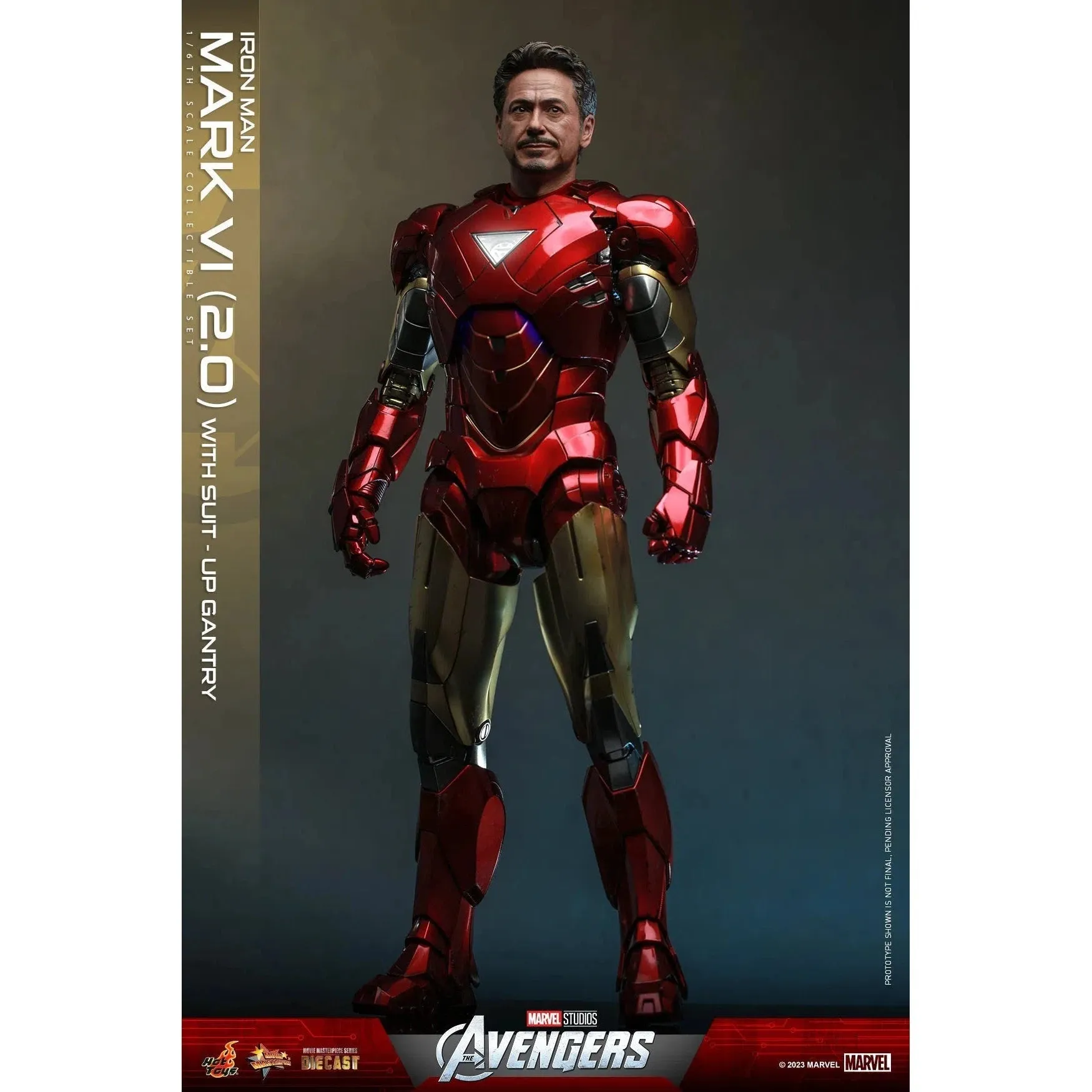 Iron Man: Mark VI (2.0): With Suit Up Gantry: Marvel: MMS688D53