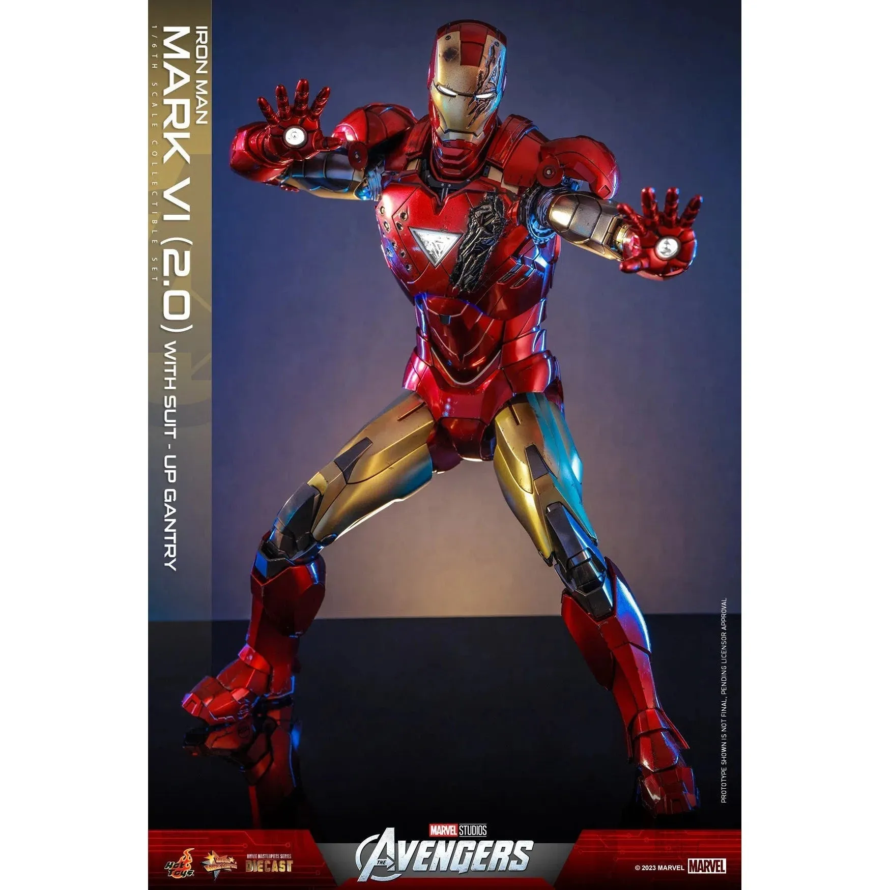 Iron Man: Mark VI (2.0): With Suit Up Gantry: Marvel: MMS688D53