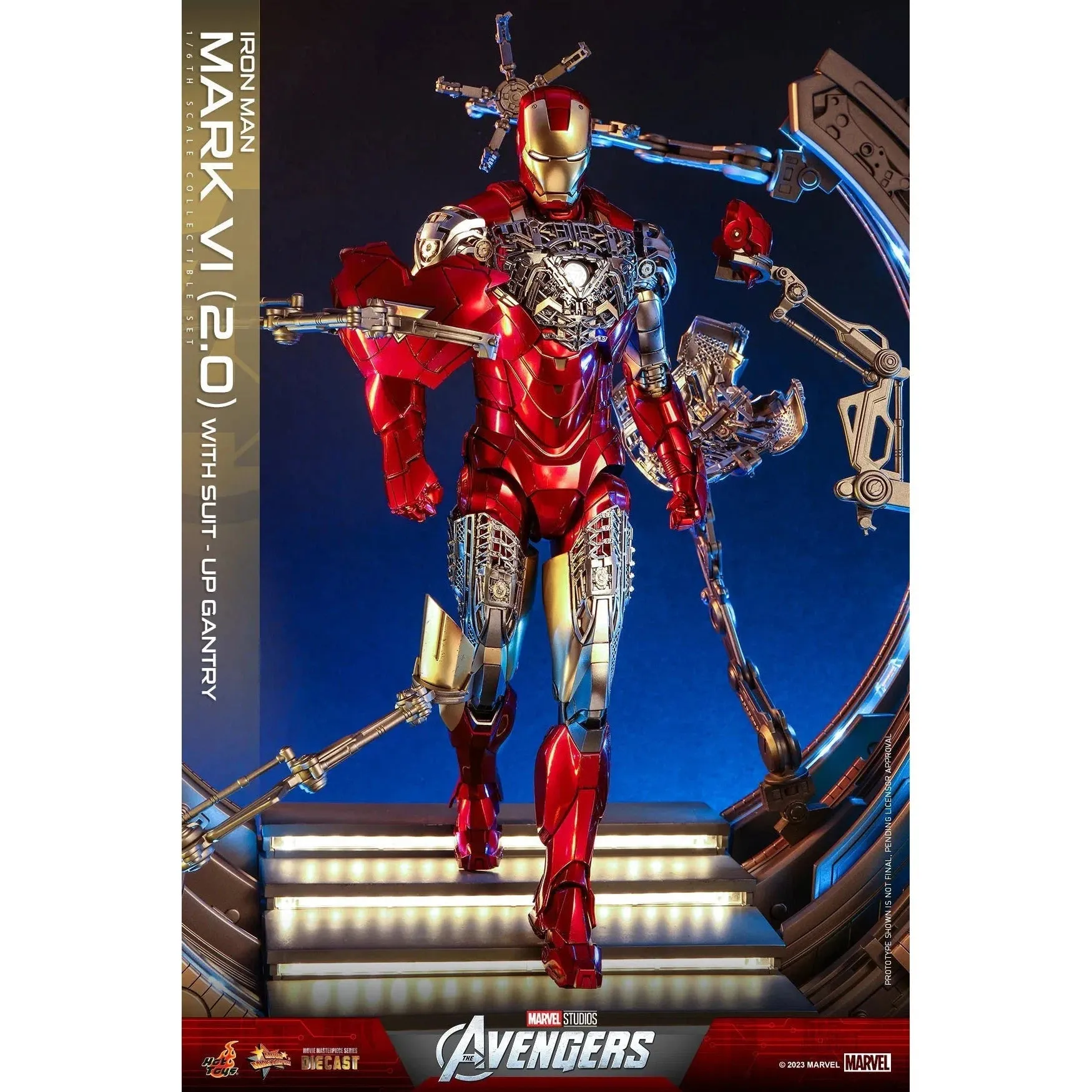 Iron Man: Mark VI (2.0): With Suit Up Gantry: Marvel: MMS688D53