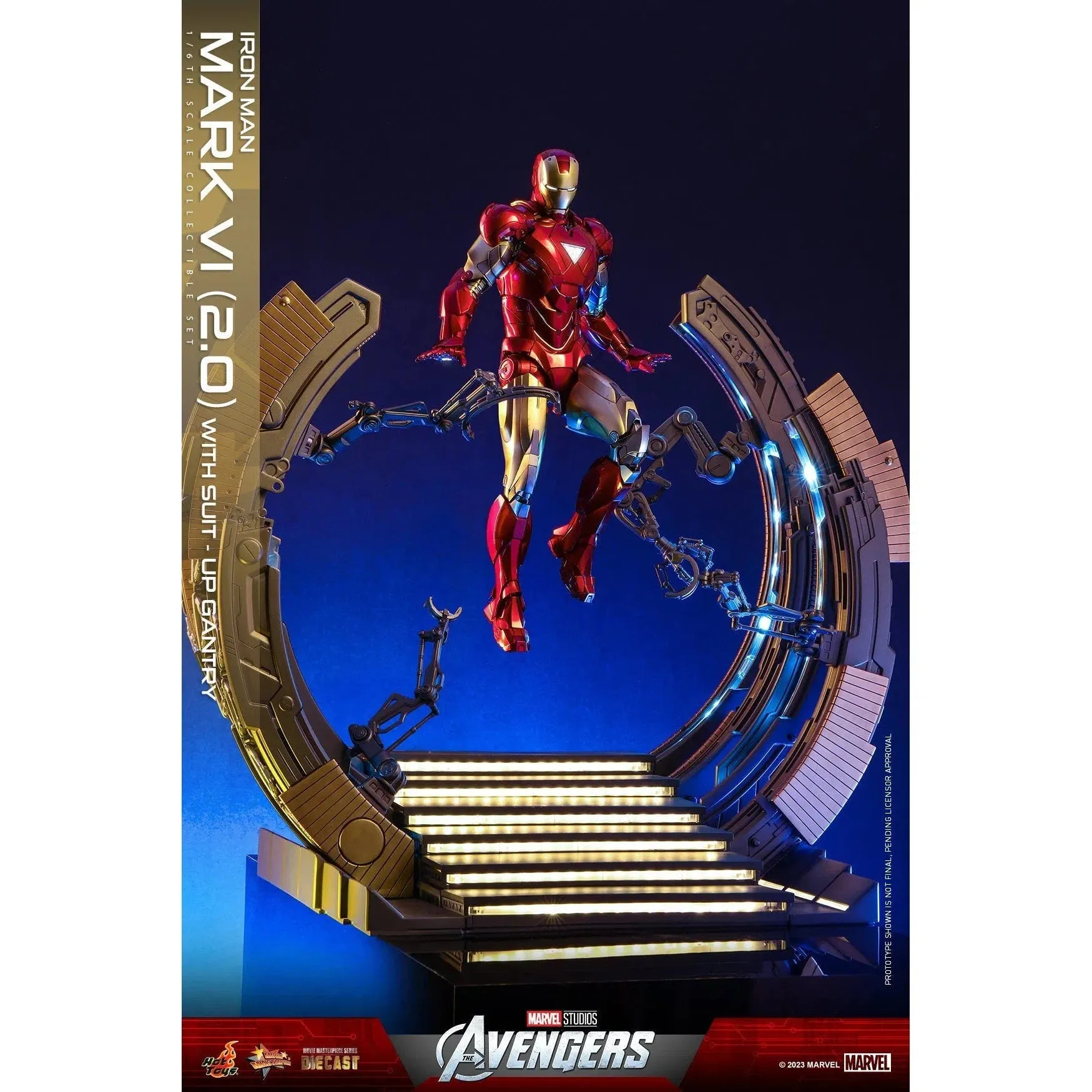 Iron Man: Mark VI (2.0): With Suit Up Gantry: Marvel: MMS688D53