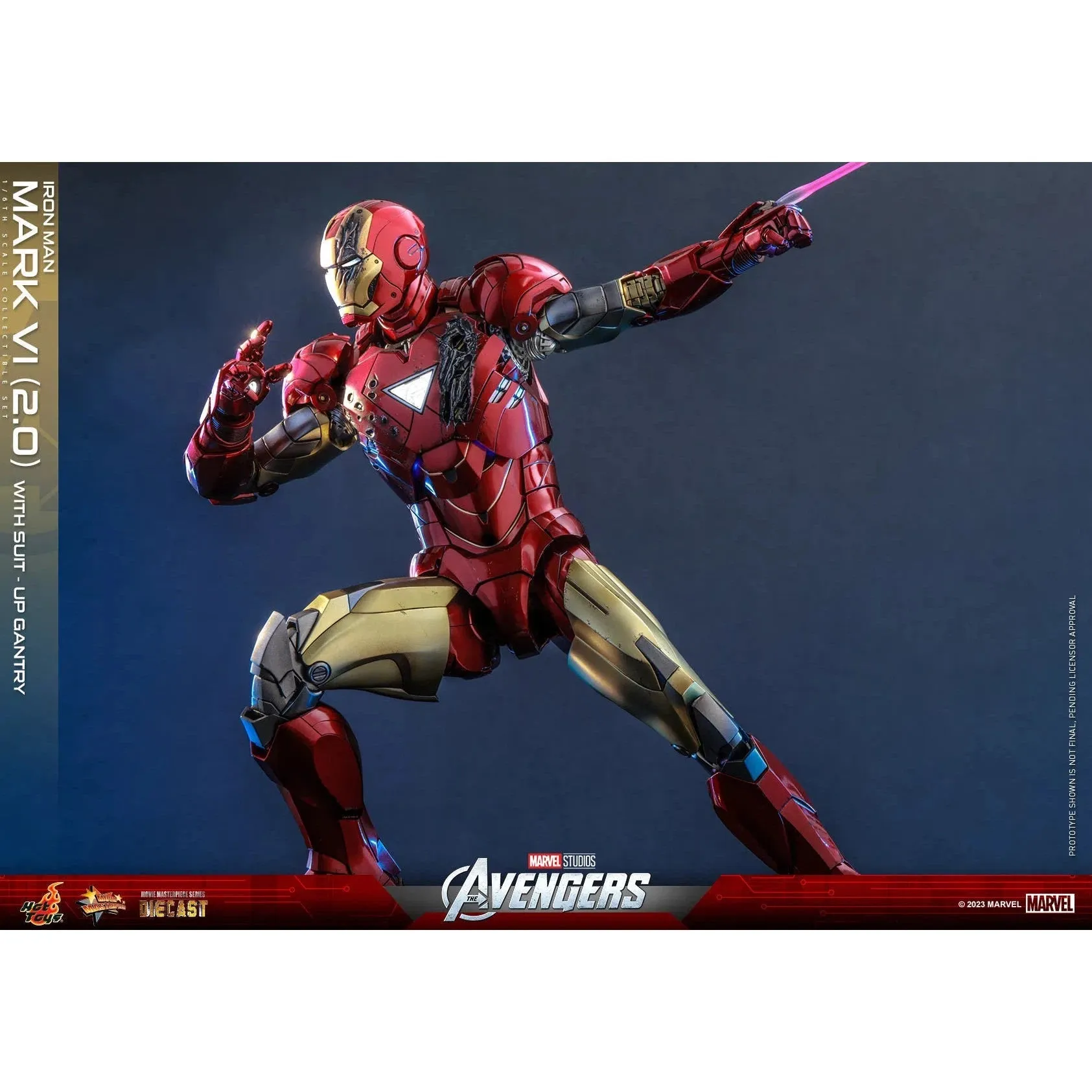 Iron Man: Mark VI (2.0): With Suit Up Gantry: Marvel: MMS688D53