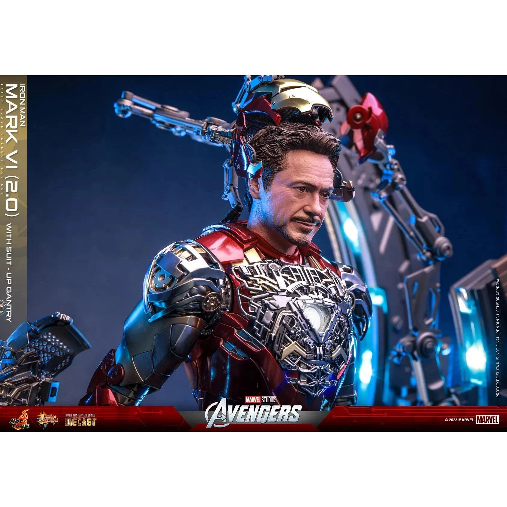 Iron Man: Mark VI (2.0): With Suit Up Gantry: Marvel: MMS688D53