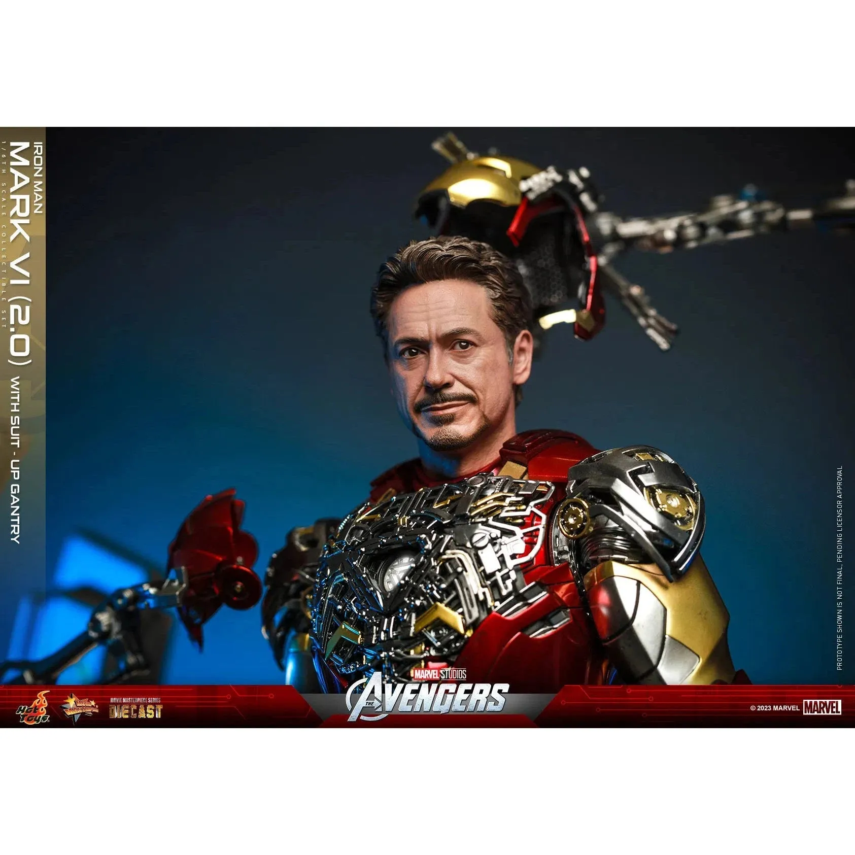 Iron Man: Mark VI (2.0): With Suit Up Gantry: Marvel: MMS688D53